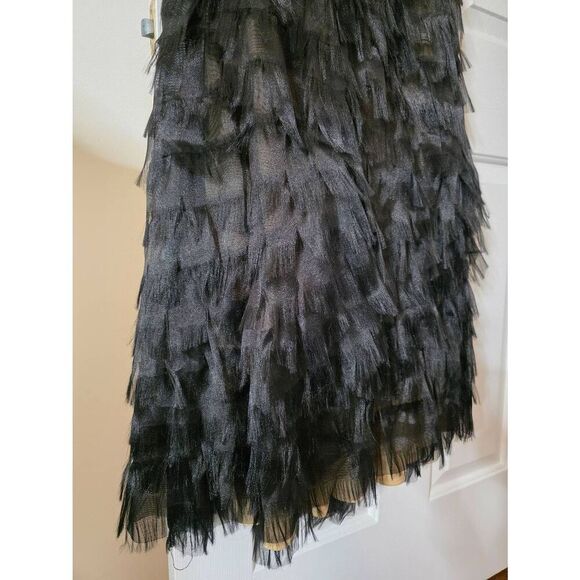 NWOT Tadashi shoji Gown, Black 2 - Picture 3 of 12